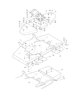 Frame Version 1 Diagram and Parts List for FM72 59A40033727 Cub Cadet Lawn Tractor Accessories